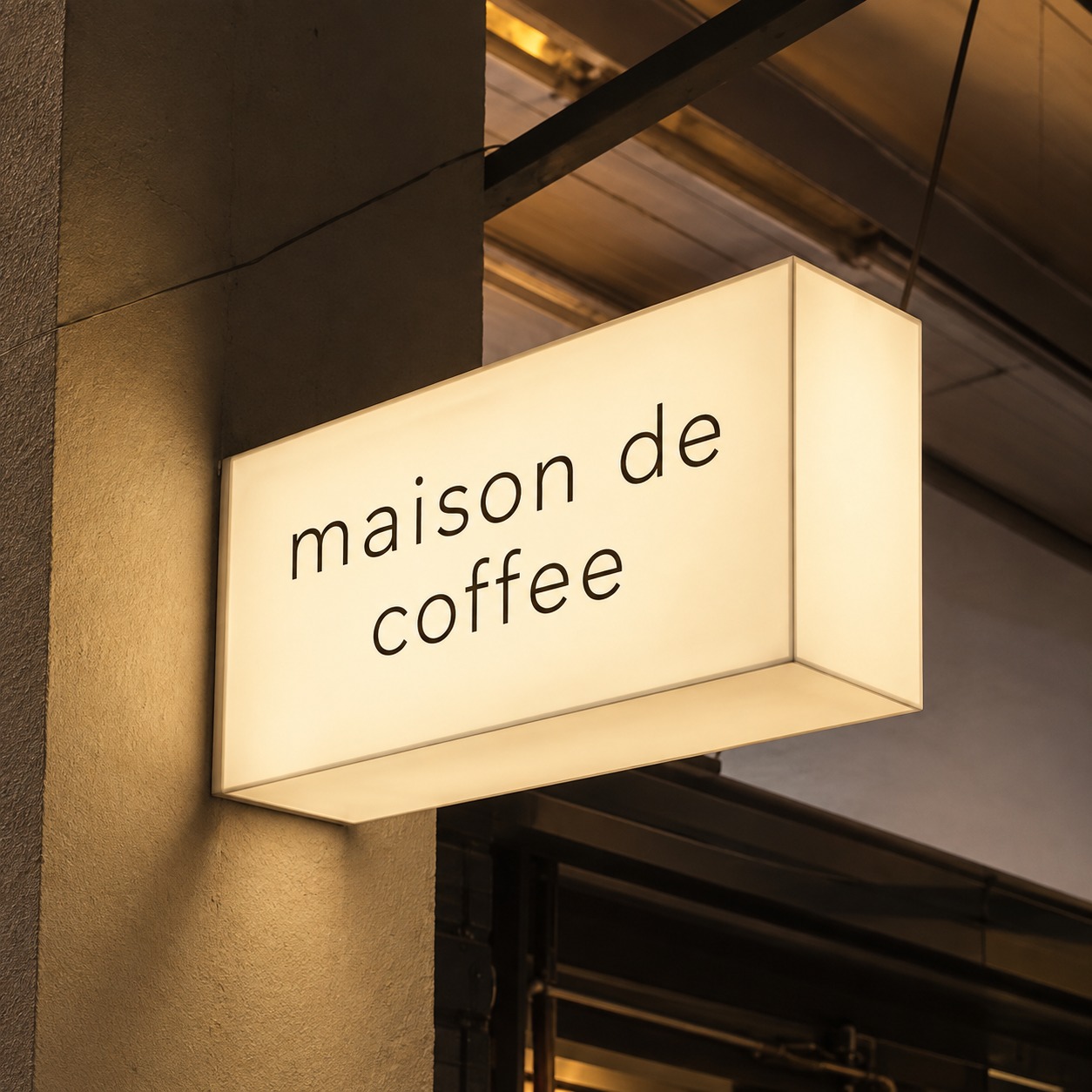 Hộp đèn Mica quán cafe Tây Ninh