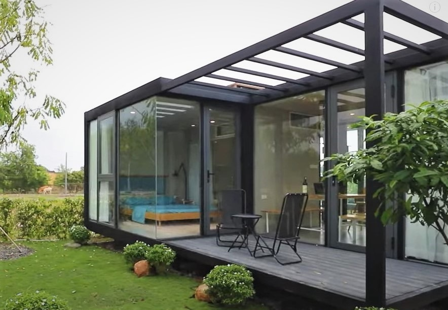 Xây dựng nhà lắp ghép khung thép hộp mạ kẽm, vách panel cách nhiệt chống nóng hiệu quả tại Tây Ninh.
